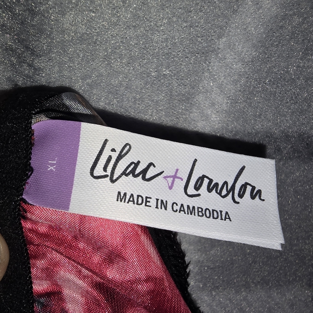 LILAC & LAVENDER NWT 3 PIECE CAMI/SHORT/ROBE XL - Picture 15 of 16